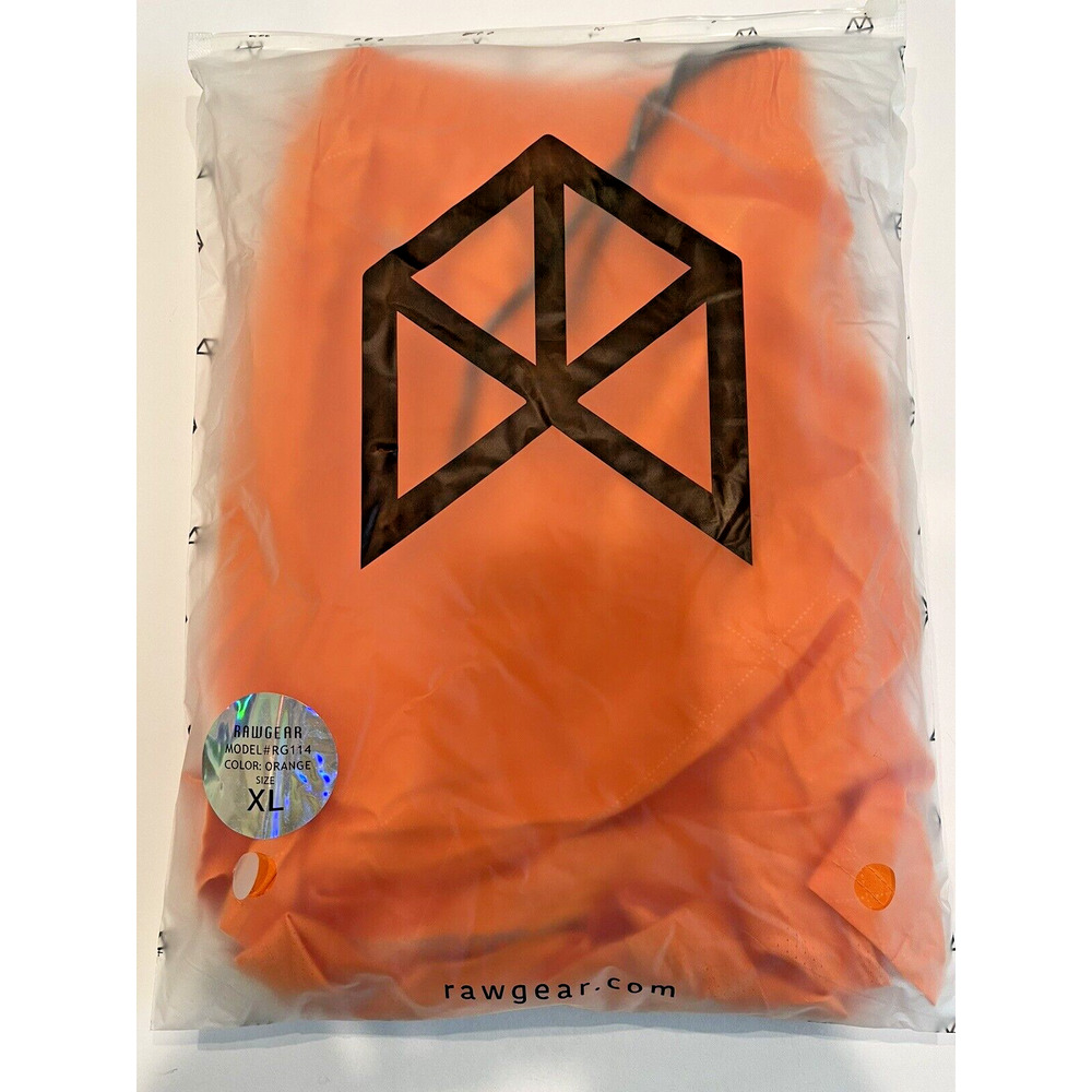Raw Gear Men's Compression Shorts XL Orange ~ RG114 By Bradley Martyn ✨NEW✨ - Picture 6 of 6